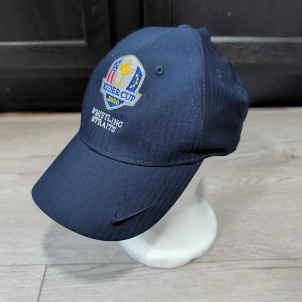 Nike Hat Mens Navy Ryder Cup 2020 Whistling Straits Heritage86‎ Golf Cap BV1082
